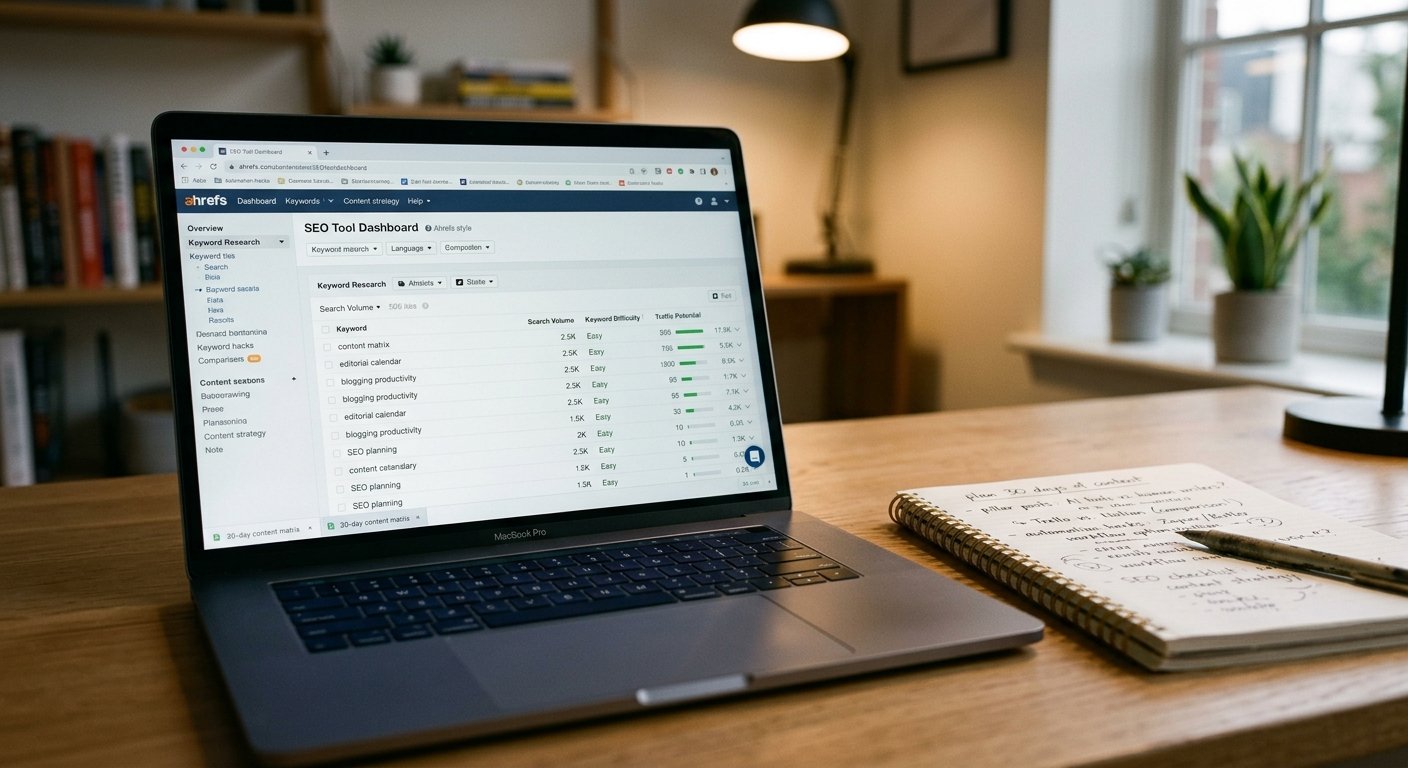 plan 30 days of blog content