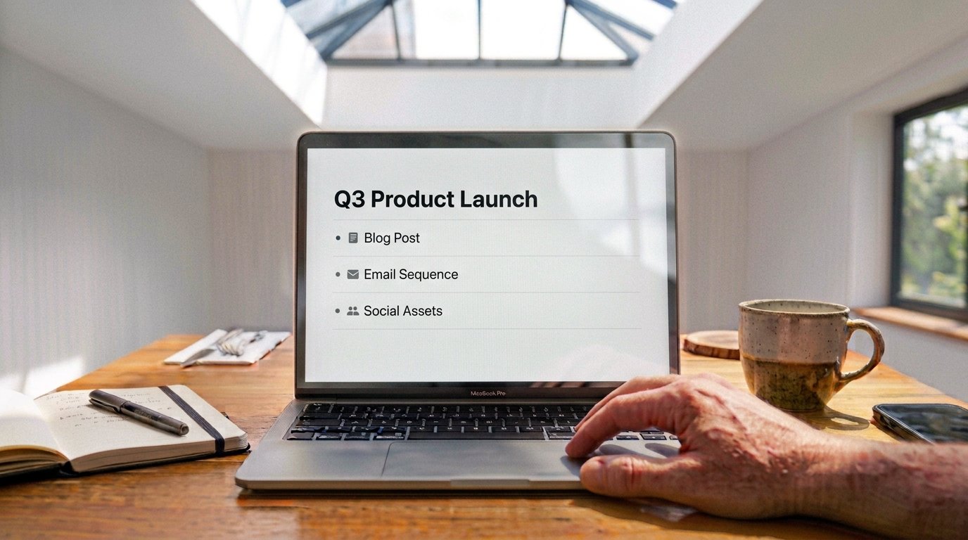 B2B editorial calendar