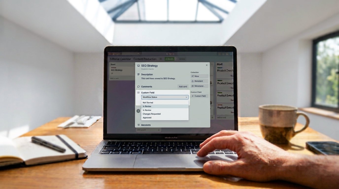 content approval pipeline in Trello