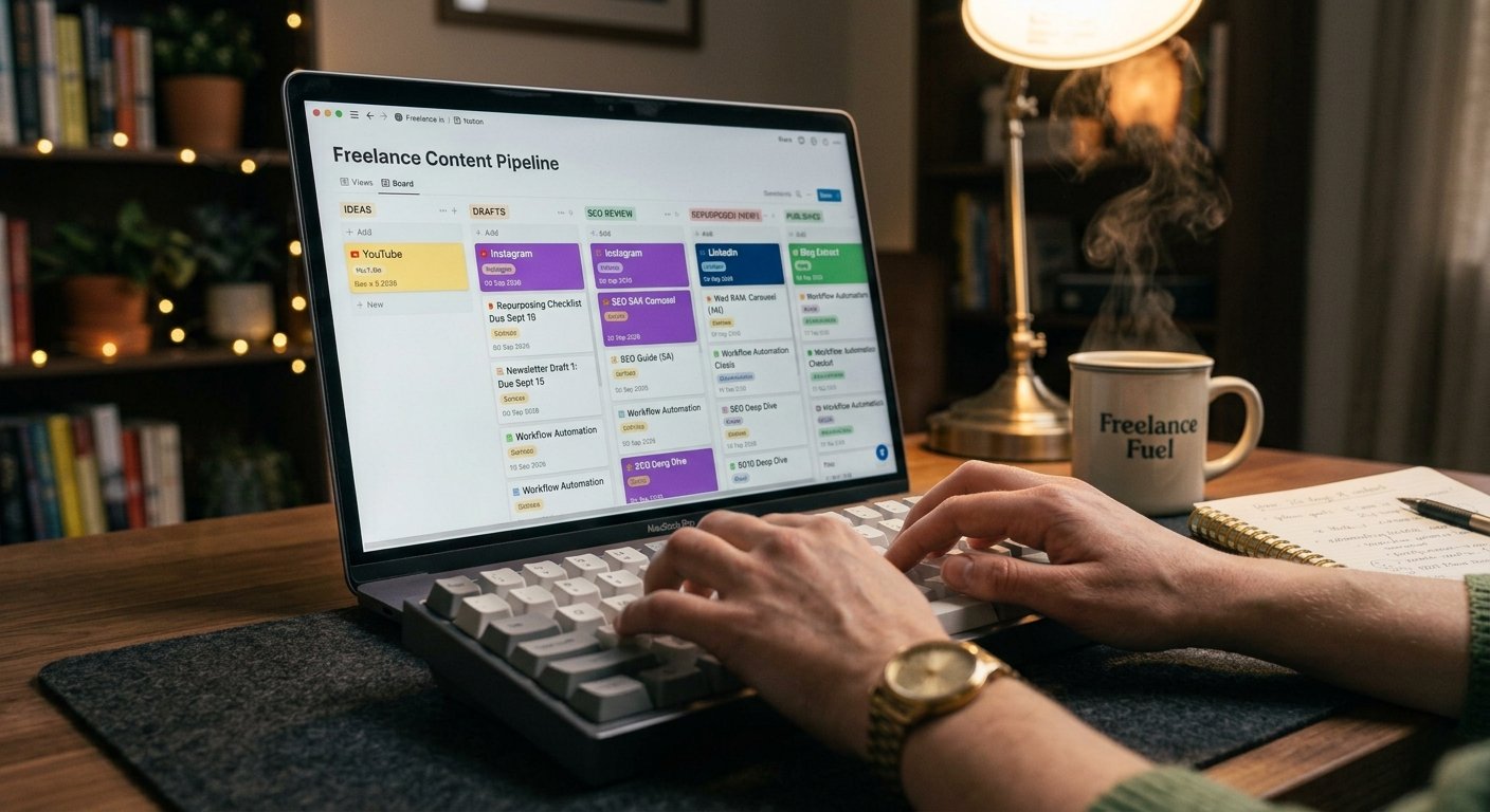 weekly social media content workflow