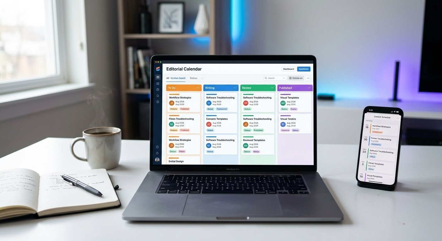 editorial calendar workflow