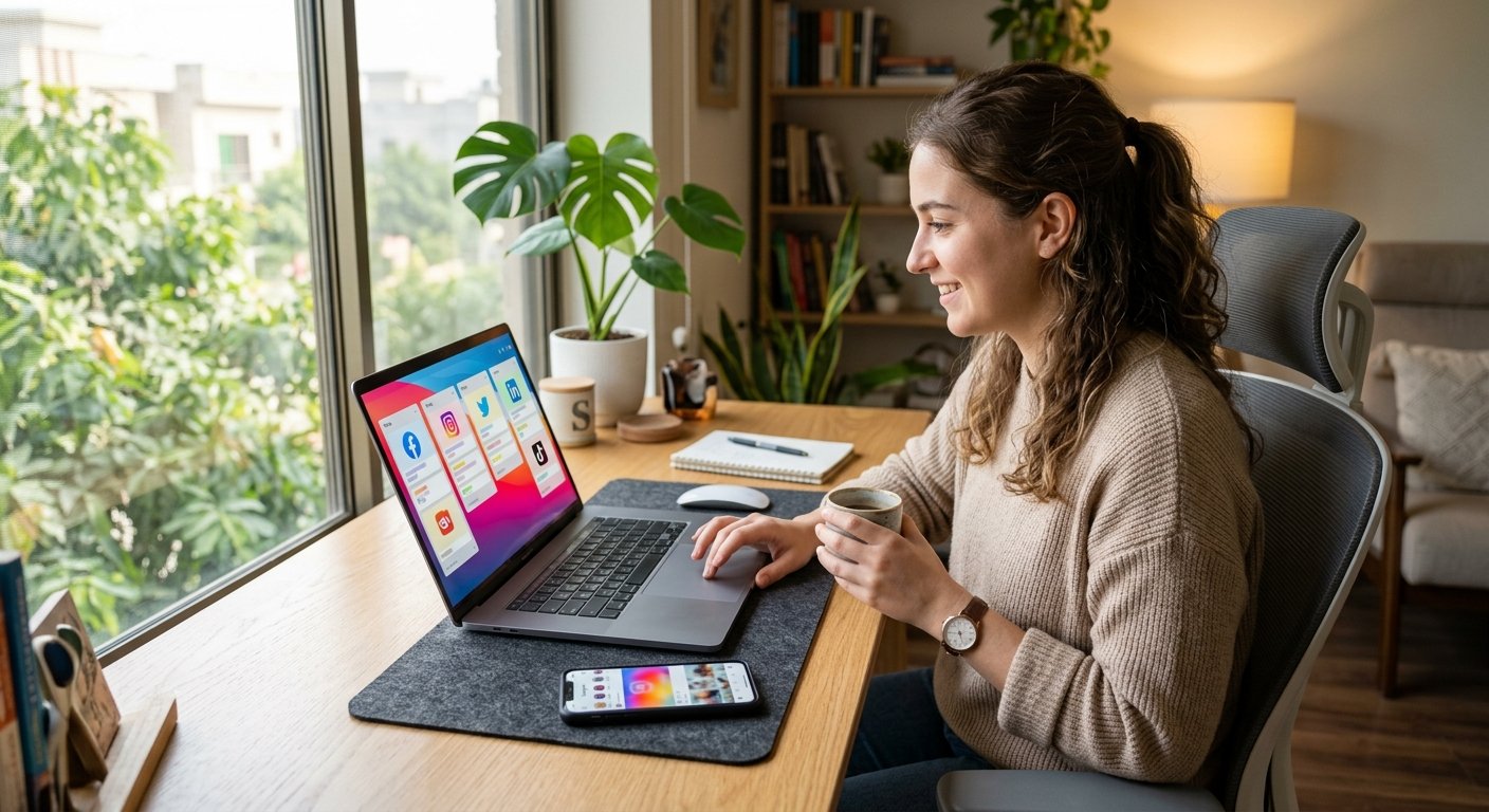 social media content calendar in Trello
