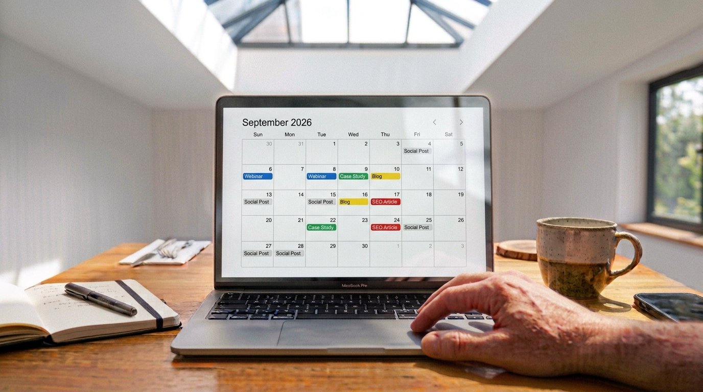 B2B editorial calendar